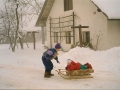 Pr Okorn in winter 15 years ago  Pristava Slovenia