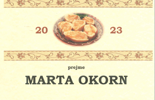Zlato priznanje Marta Okorn